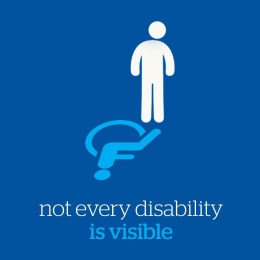 0 not every disability visable