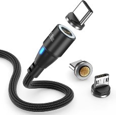 Magnetische USB C en Micro USB kabel