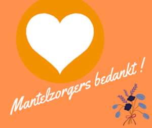 afbeelding hartje met tekst mantelzorgers bedankt