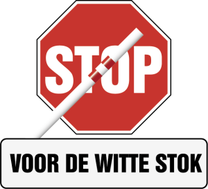 afbeelding logo stop voor de witte stok