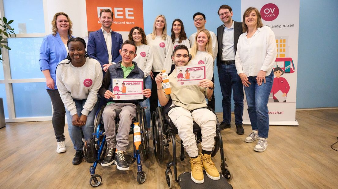 Feestelijke uitreiking van de eerste diploma’s OV-coaching